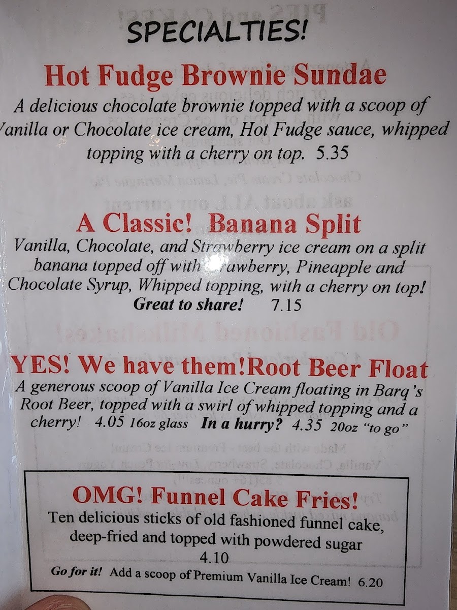 Cumberland Restaurant Menu - Image 2